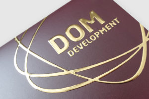 Etui do pakietu promocyjnego dla Dom Development